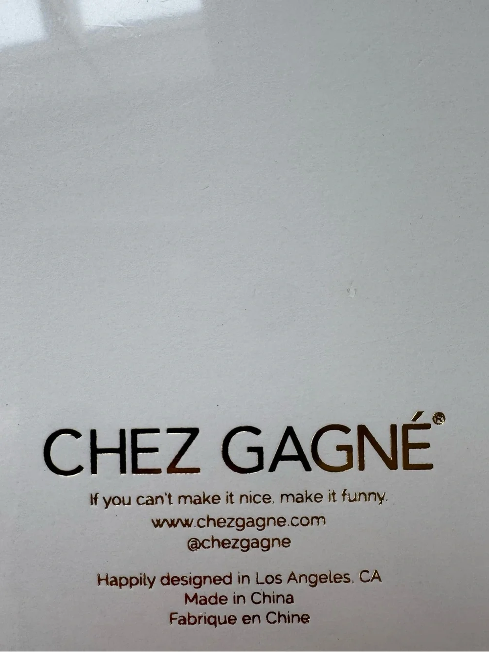 Chez Gagne “Good Intentions ” notepad